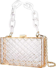 Load image into Gallery viewer, Clear Crossbody Clutch Purse
