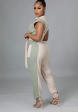 Load image into Gallery viewer, Utilize Me Jumpsuit - Sage
