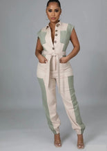 Load image into Gallery viewer, Utilize Me Jumpsuit - Sage
