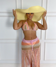 Load image into Gallery viewer, Shadey Beach Oversized Hat - Yellow
