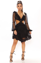 Load image into Gallery viewer, Beautiful Thoughts Dress - Black
