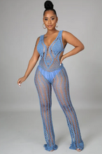 Load image into Gallery viewer, All Laced Up Jumpsuit - Blue
