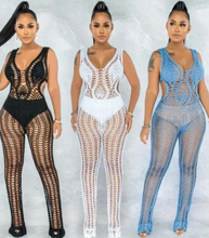 Load image into Gallery viewer, All Laced Up Jumpsuit - Blue
