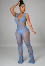 Load image into Gallery viewer, All Laced Up Jumpsuit - Blue
